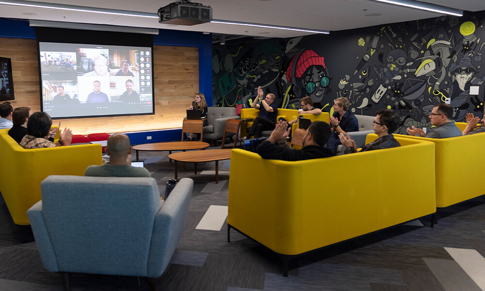 Lowe's Innovation Labs team meeting in Kirkland, WA.